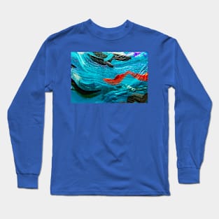 Sea Serpents Abstract Art Long Sleeve T-Shirt